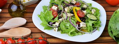 Greek Salad with Feta Cheese