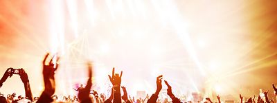 Cheering Crowd at Festival