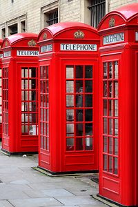Red Telephone Boxes à Covent Garden